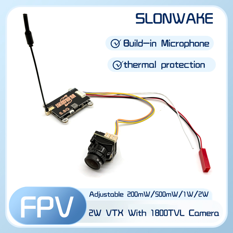 Fpv Drone Vtx - SLONWAKE 5.8G 56CH 2W Sender VTX