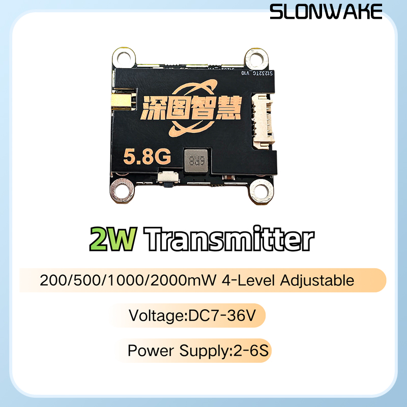 SLONWAKE 5.8G 56CH 2W Sender V – Fpv Drone Vtx Bewertung und Preis