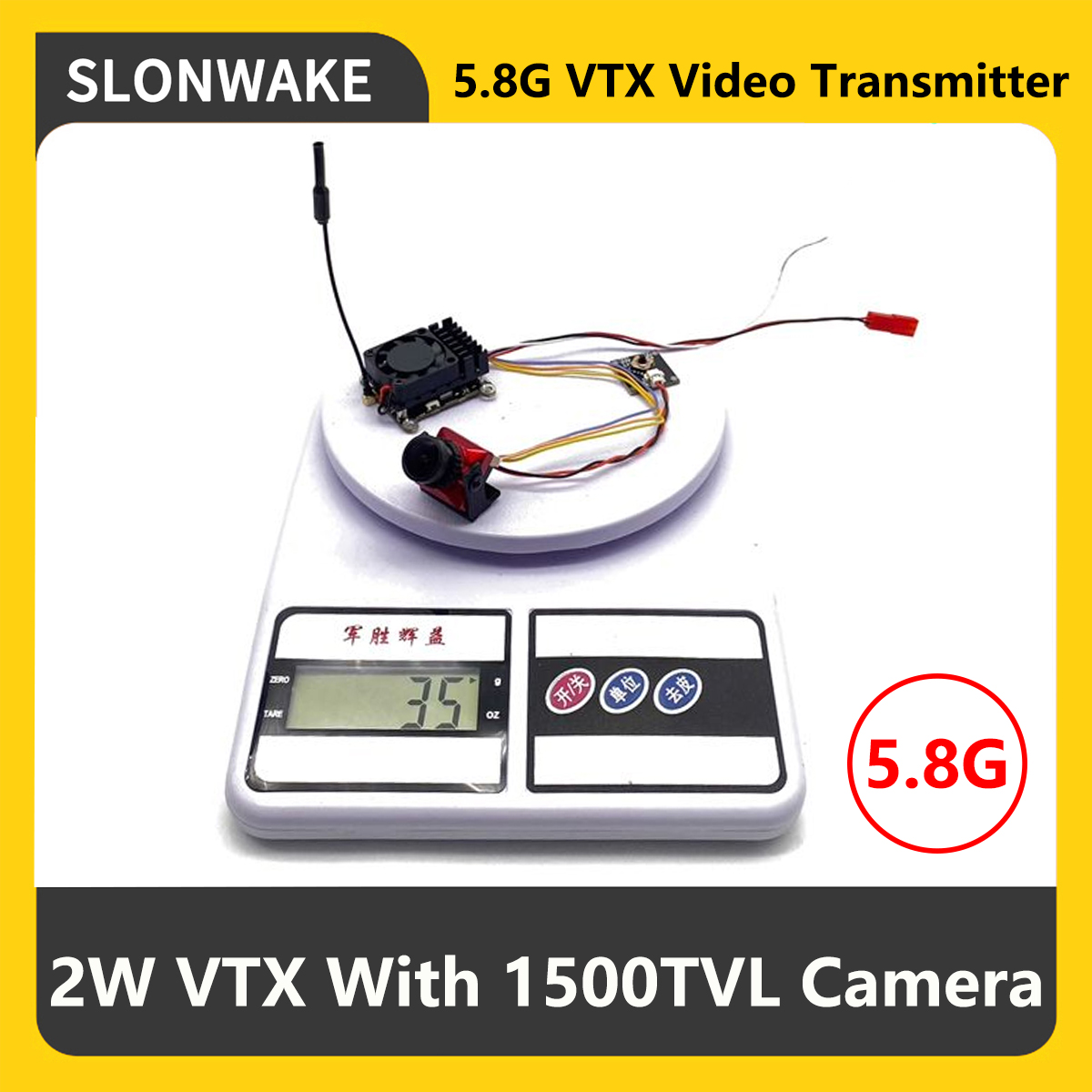 SLONWAKE 5.8G 2000mW FPV VTX S – Fpv Drone Camera Bewertung und Preis
